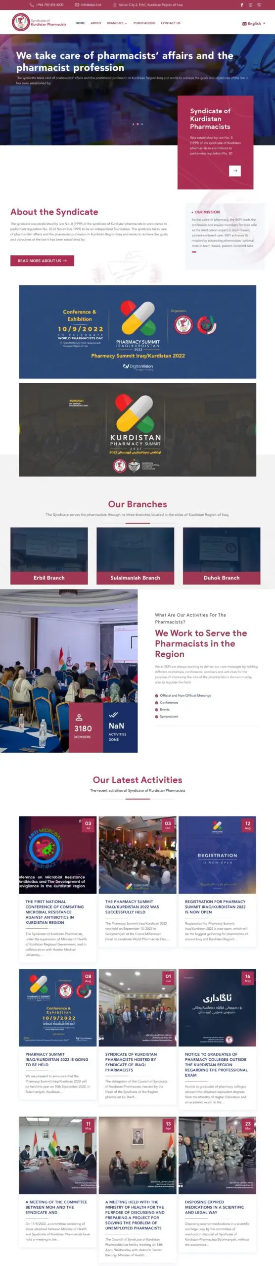 Syndicate of Kurdistan Pharmacists — Project image 8