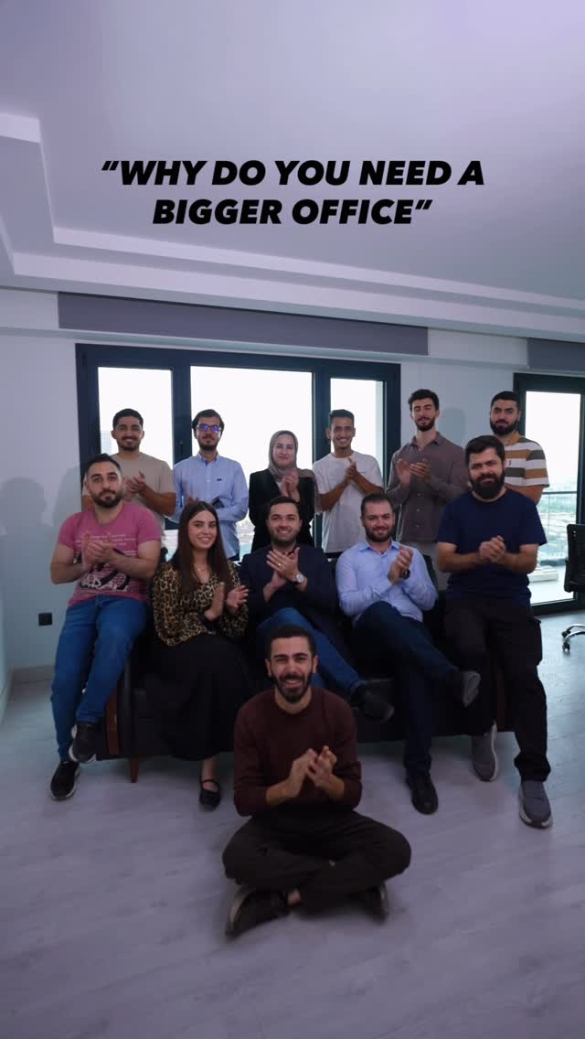 Digital Vision team in the Erbil office